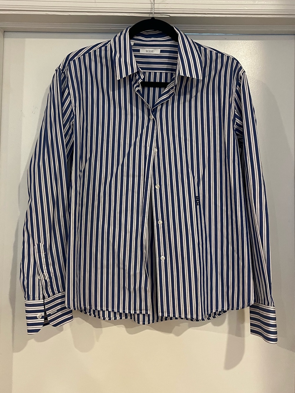 Sessei striped button down